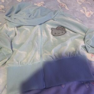 Light blue hello kitty track suit